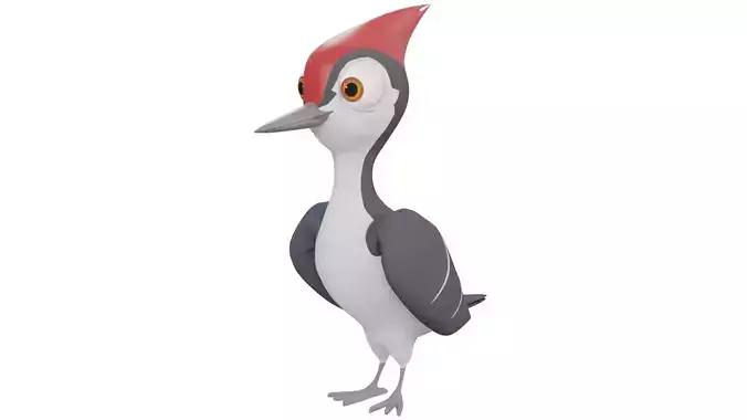 Woodpecker 3D model