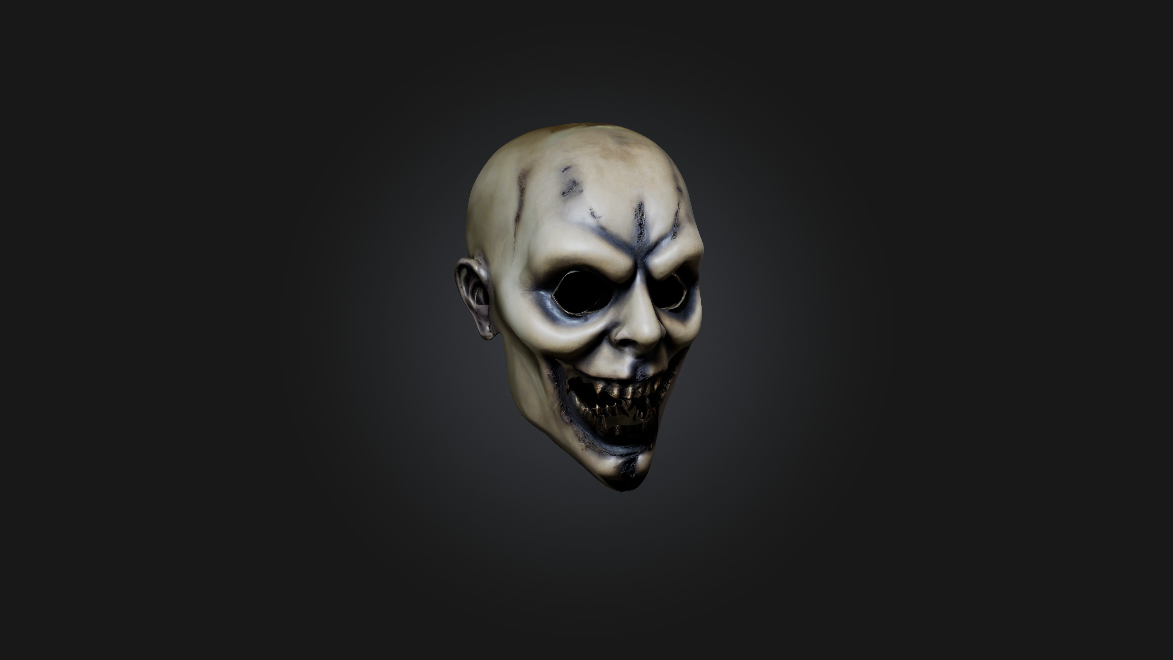 creepy mask 3D model_3