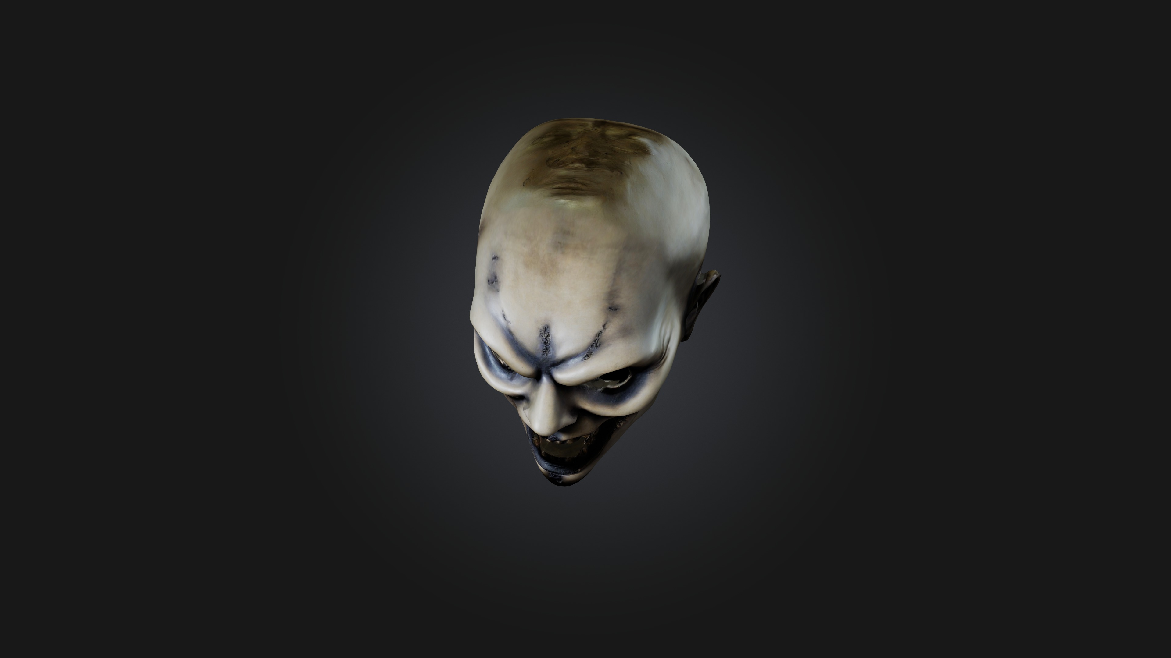 creepy mask 3D model_6
