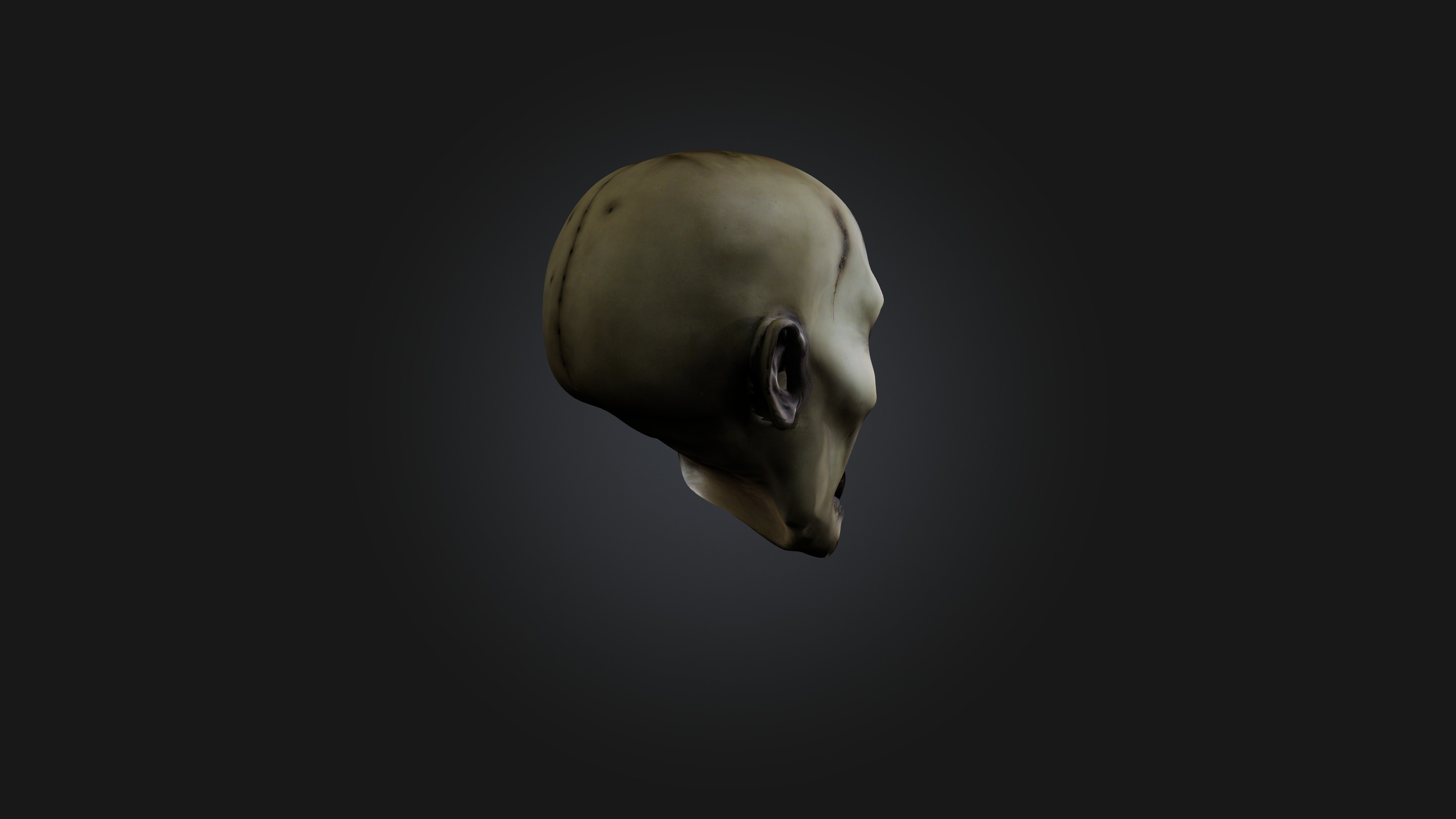 creepy mask 3D model_5