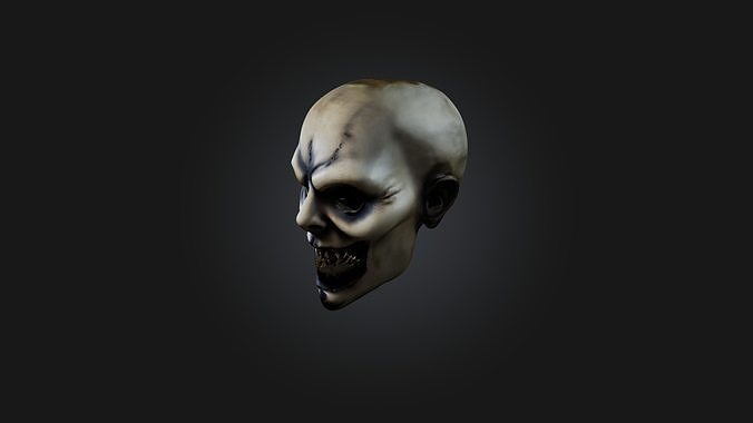 creepy mask 3D model
