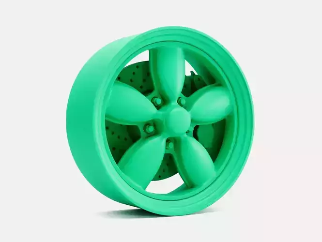 15x6 Daisy Wheel and Brake 3D print model