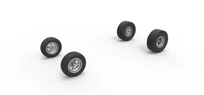 Wheel Set of Gasser Scale 1 to 25