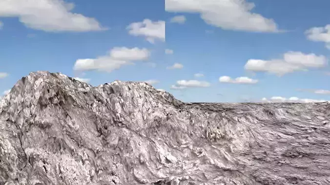 Terrain 3D model