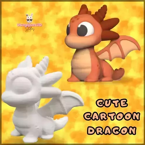 Cute Cartoon Dragon