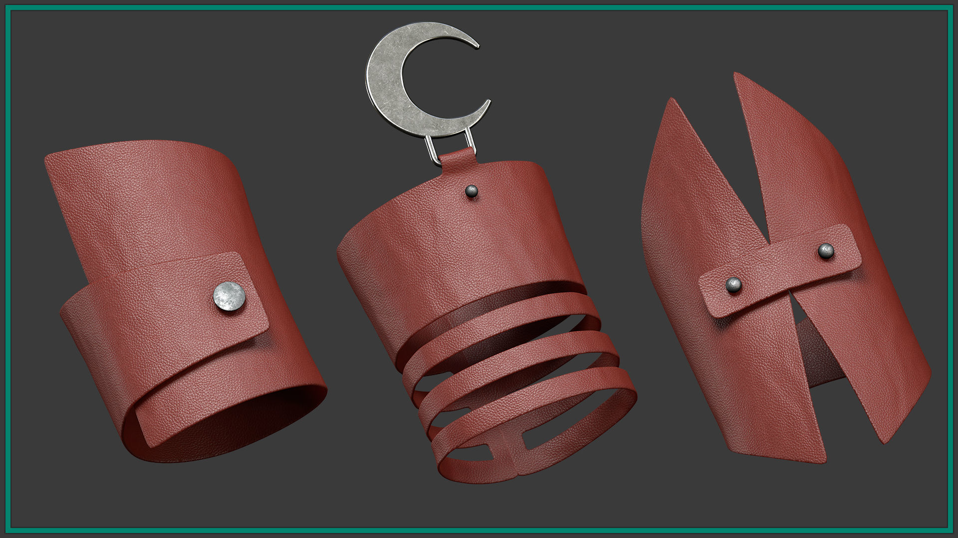 15 female bracelet 3D model_3