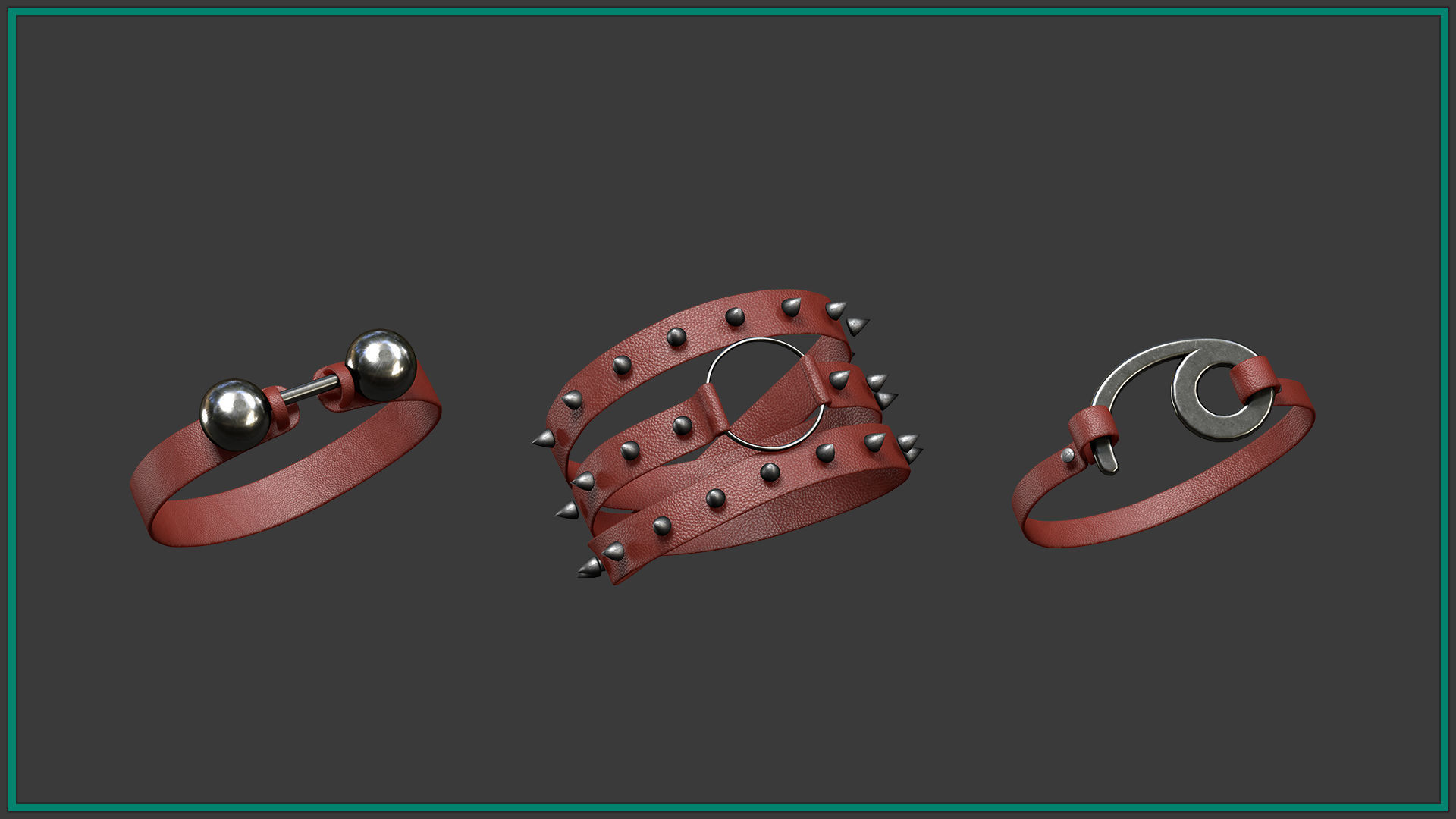15 female bracelet 3D model_4
