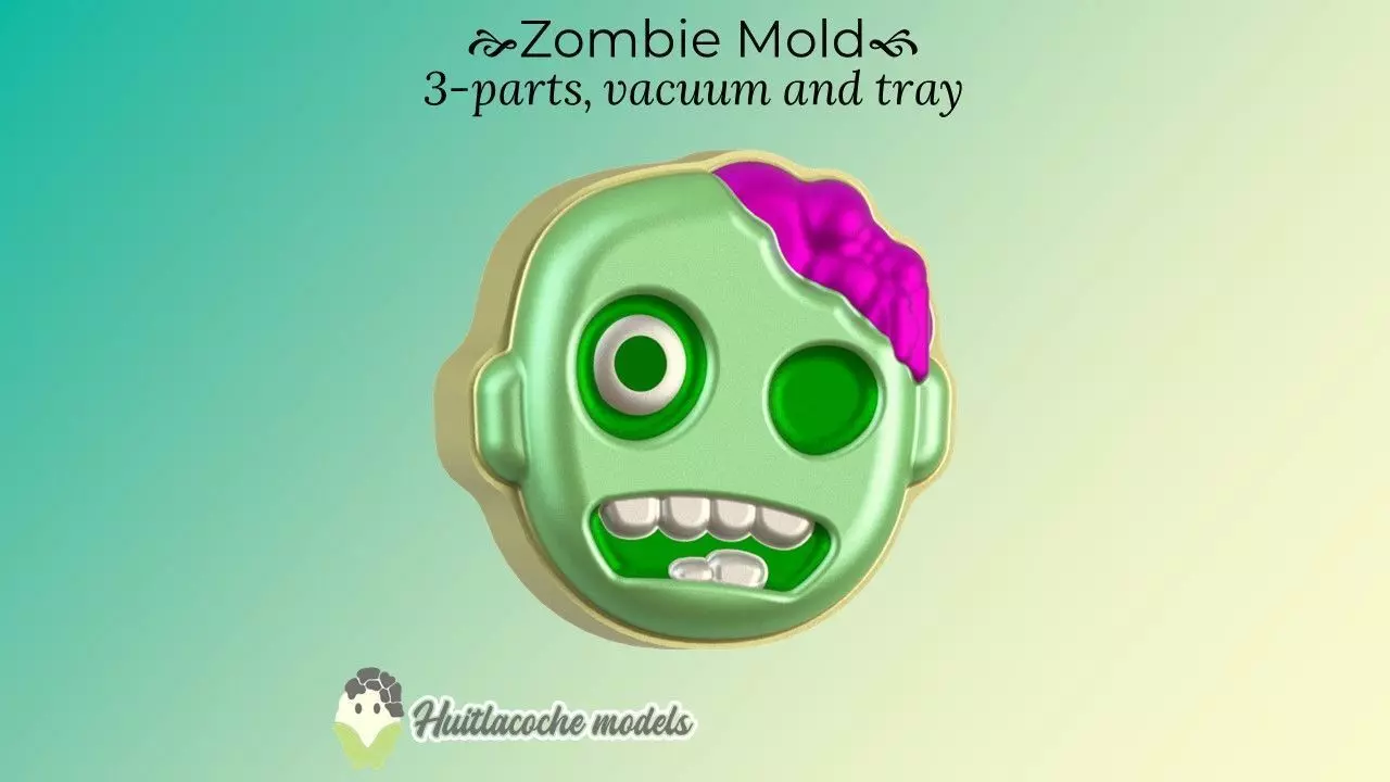 Zombie mold 3D print model