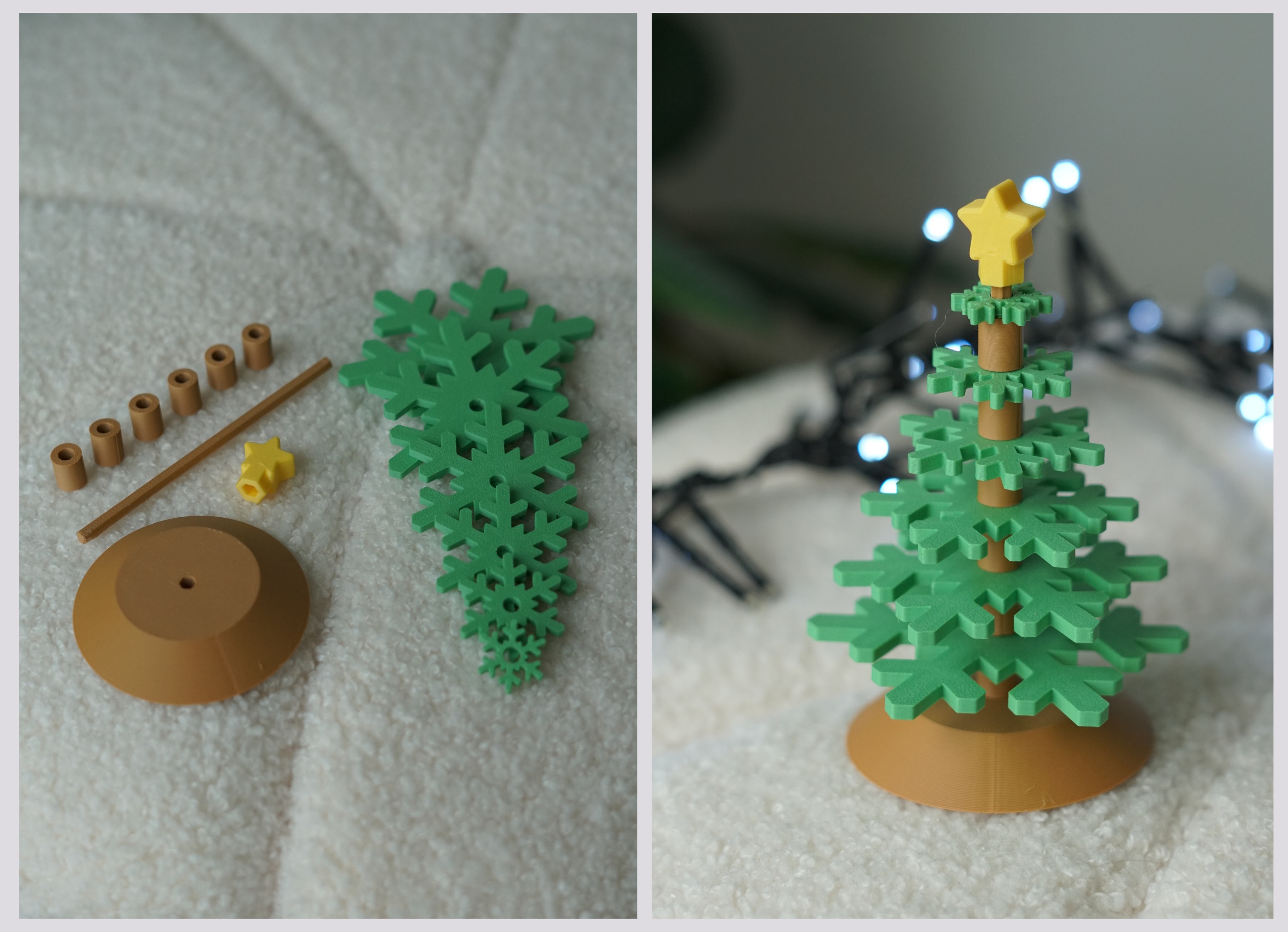 CHRISTMAS TREE DECOR TREE PUZZLE 3D print model_3