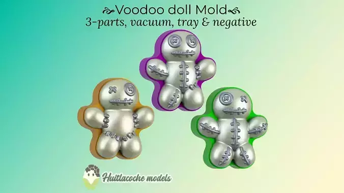 Voodoo doll mold