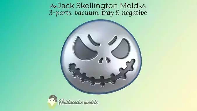 Jack Skellington mold 3D print model