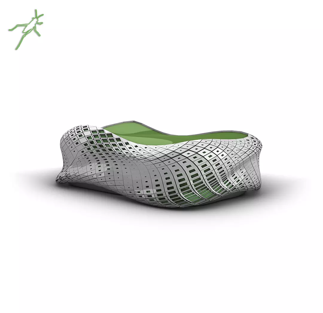 Grasshopper EX 10 Graph mapper Attractor curve 3D model