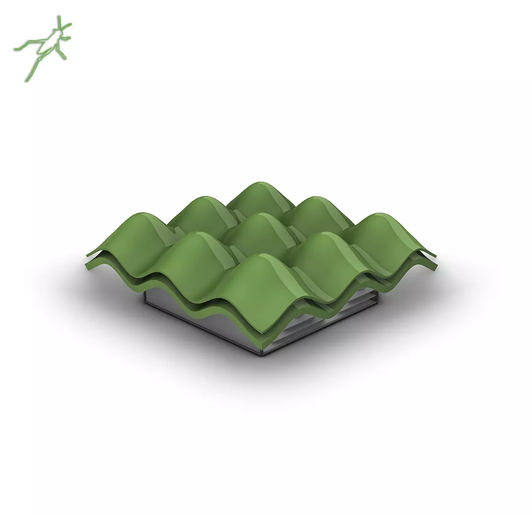 Grasshopper EX 11 Graph mapper Surface from points 3D model