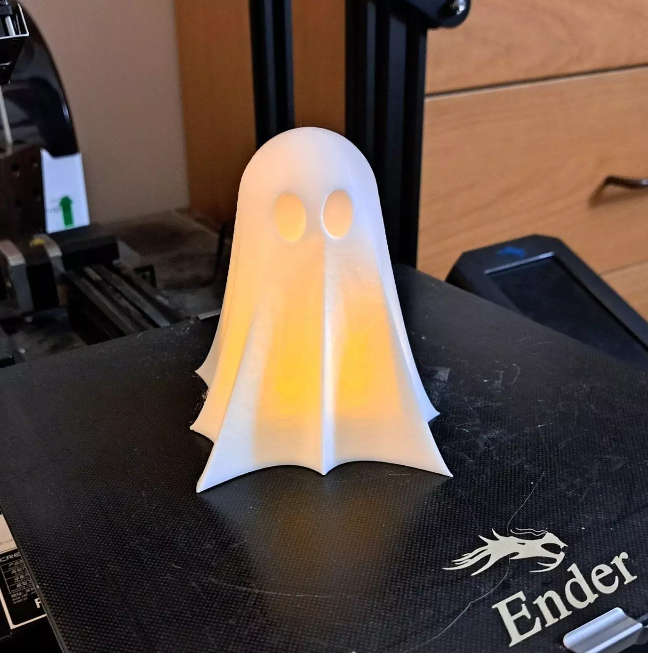 Ghost Remix for Flickering Tea Light 3D print model_0
