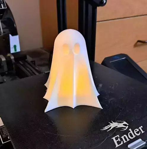 Ghost Remix for Flickering Tea Light 3D print model