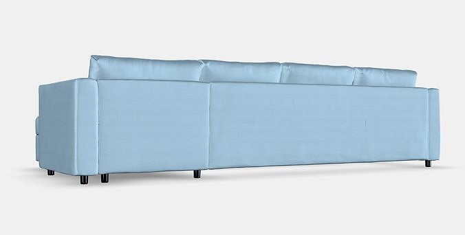 VIMLE 4-seat sofa with chaise longue 4 Low-poly 3D model