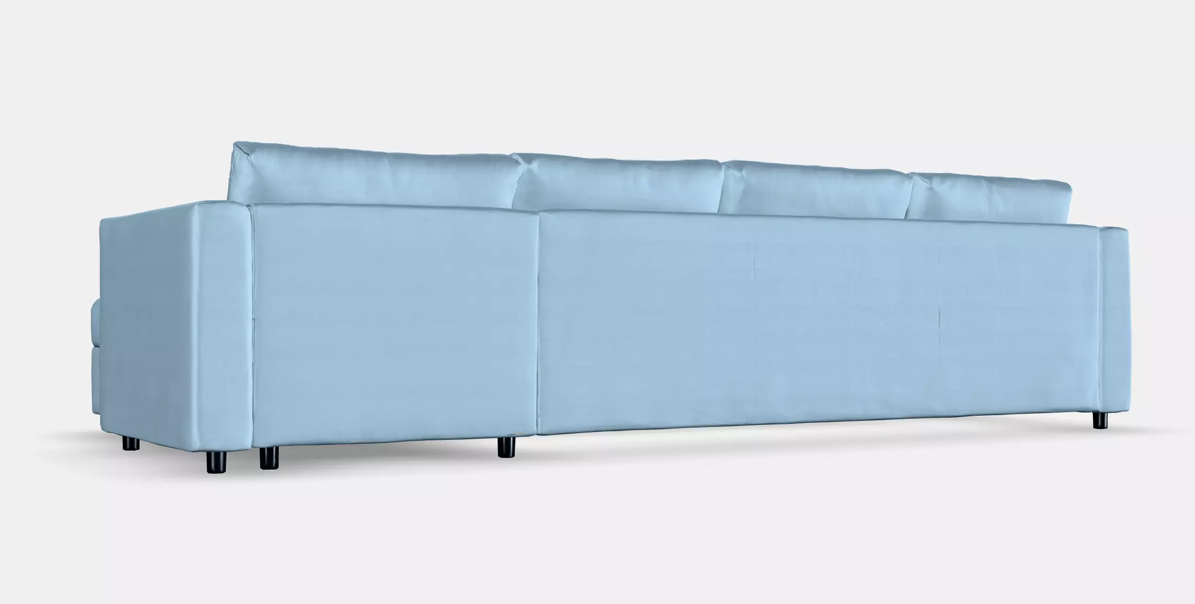 VIMLE 4-seat sofa with chaise longue 4 Low-poly 3D model_0