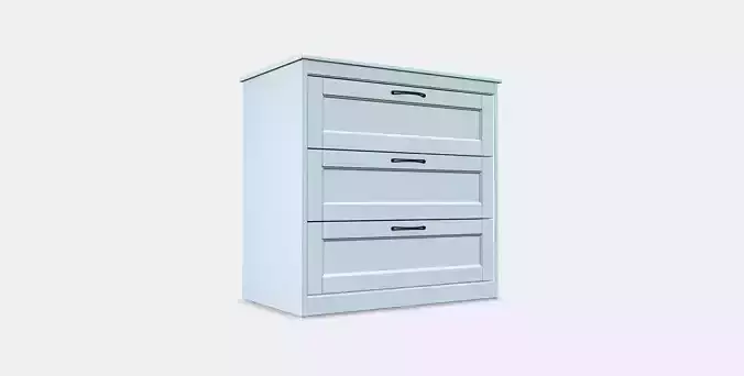 SONGESAND Chest of 3 drawers