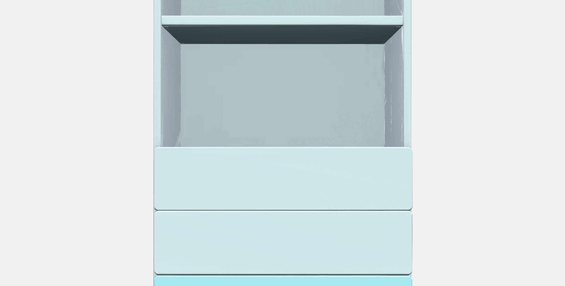 SMASTAD - PLATSA Bookcase 5 Low-poly 3D model_10