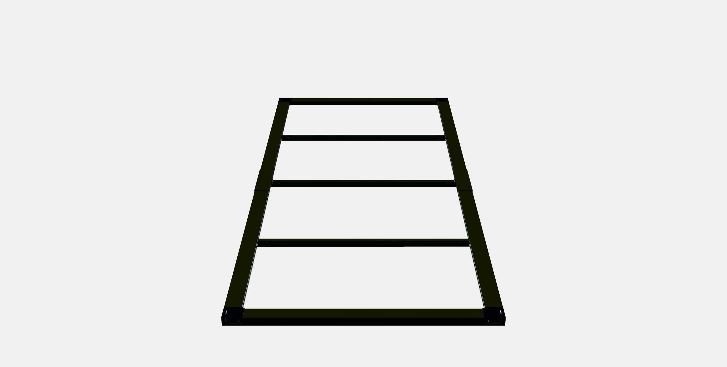 SKYTTA Sliding door frame 10 Low-poly 3D model_7