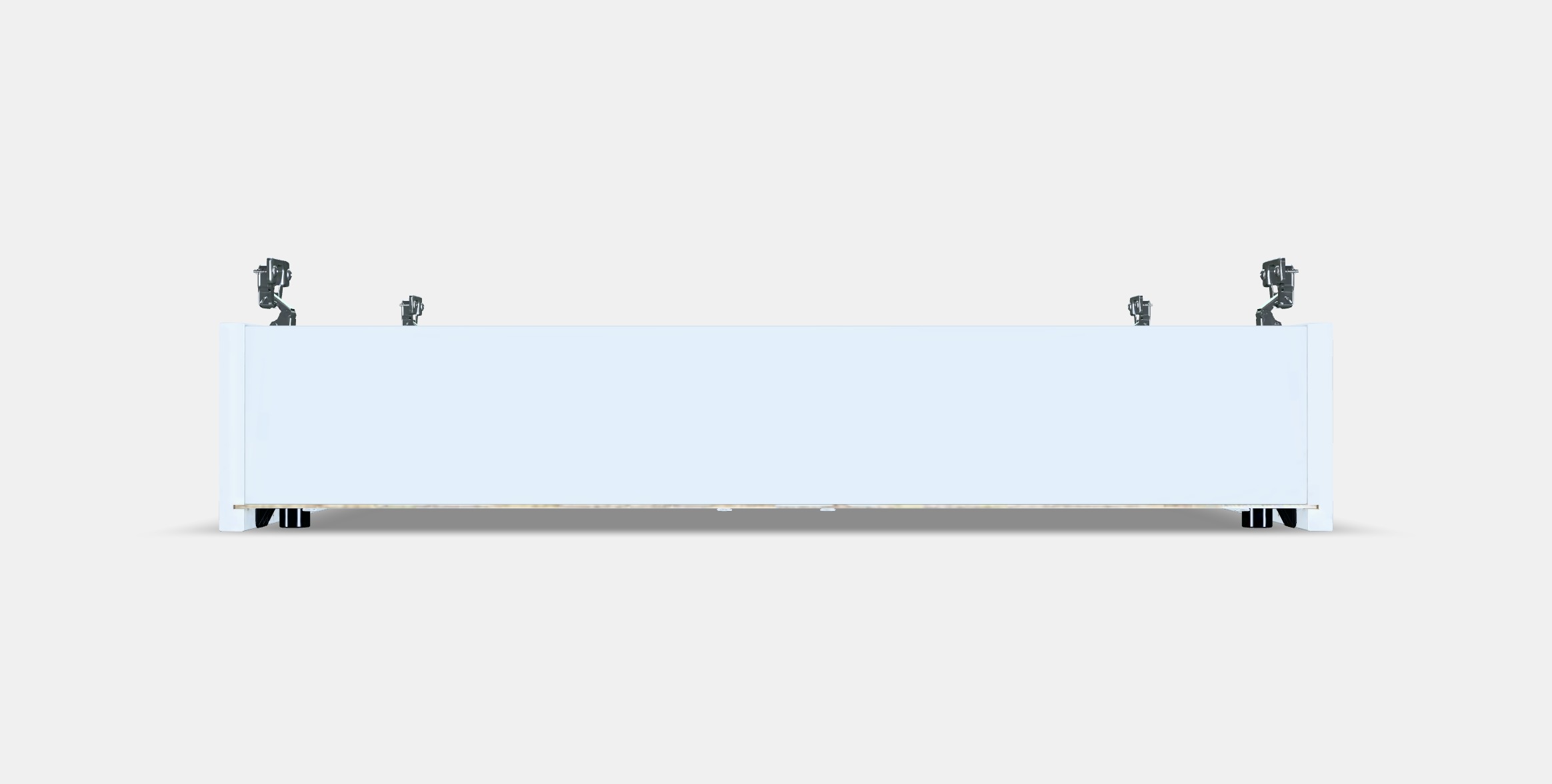 ENHET Wall cb w 2 shelves 3 Low-poly 3D model_15