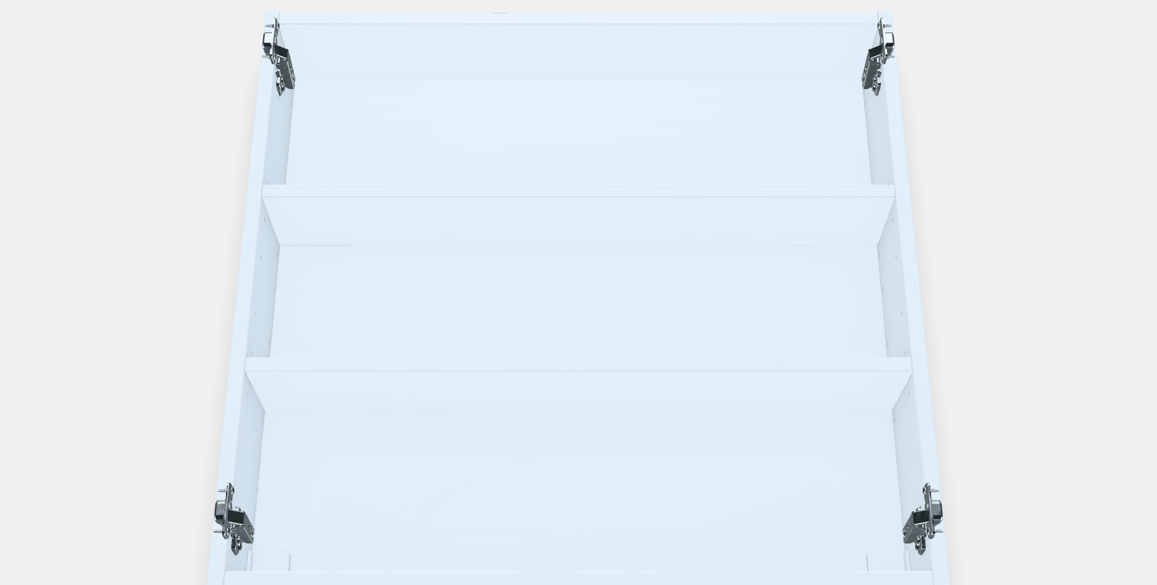 ENHET Wall cb w 2 shelves 3 Low-poly 3D model_4