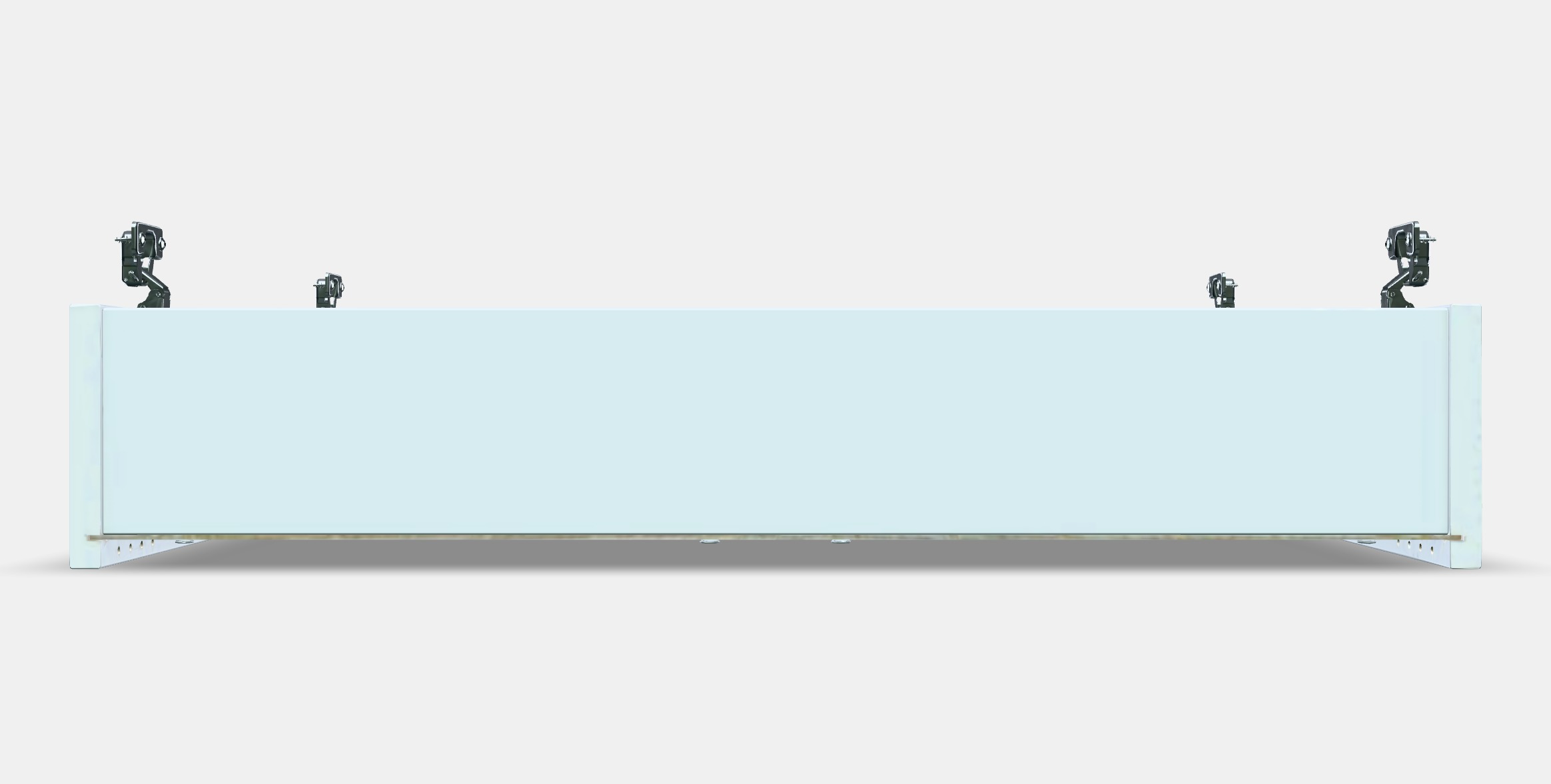 ENHET Wall cb w 2 shelves 3 Low-poly 3D model_11