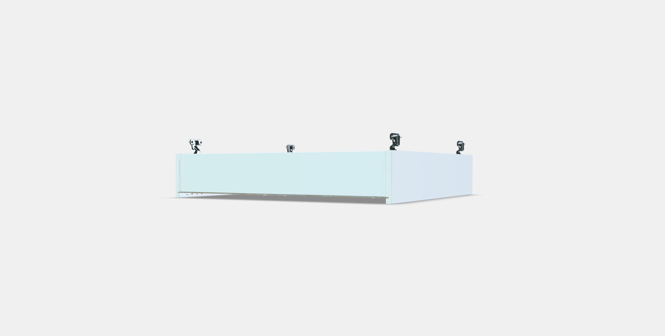 ENHET Wall cb w 2 shelves 3 Low-poly 3D model_12