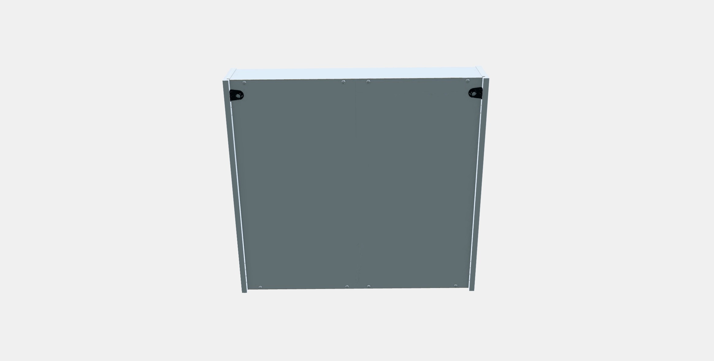 ENHET Wall cb w 2 shelves 3 Low-poly 3D model_7