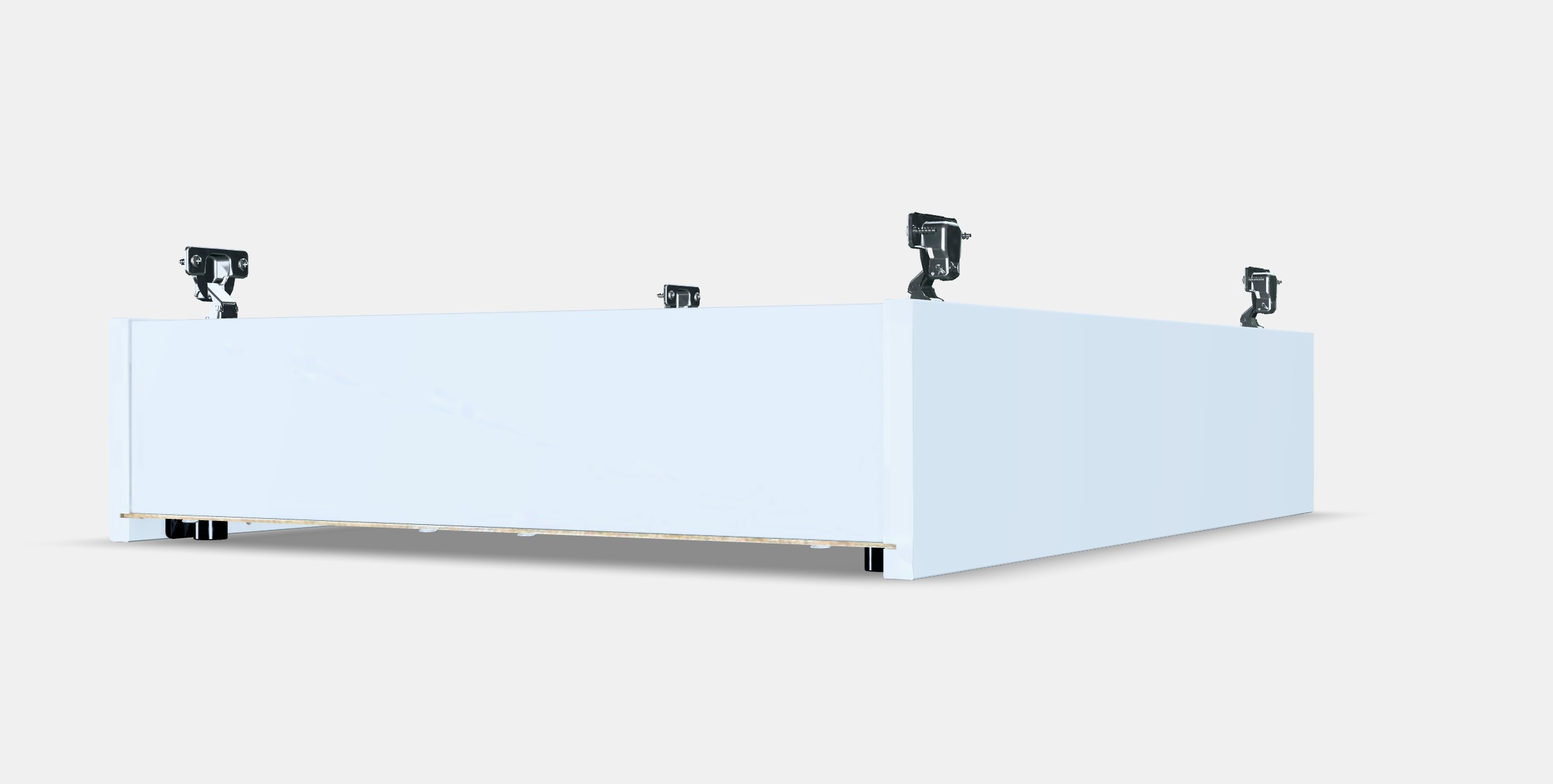 ENHET Wall cb w 2 shelves 4 Low-poly 3D model_5