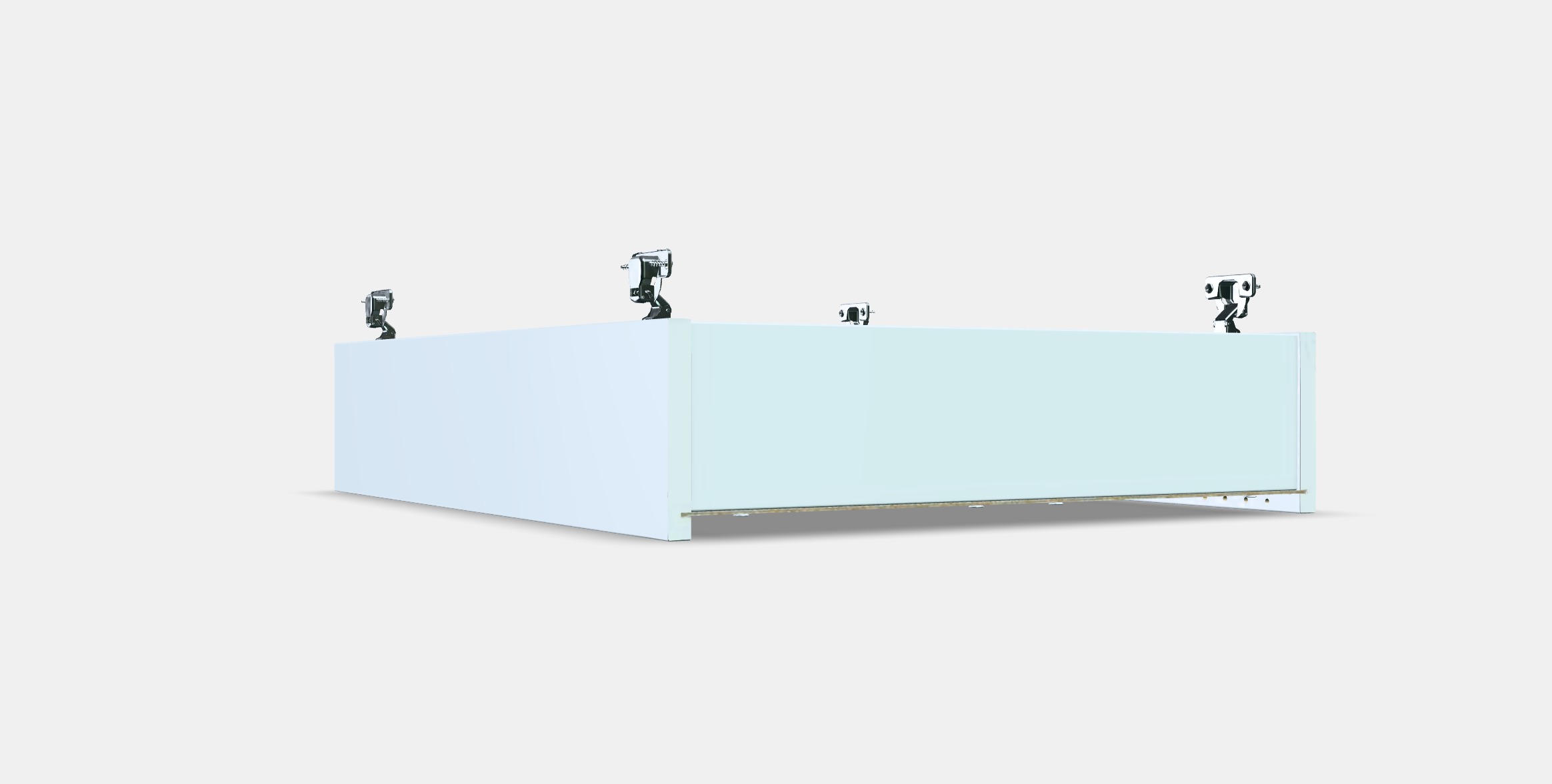 ENHET Wall cb w 2 shelves 4 Low-poly 3D model_8