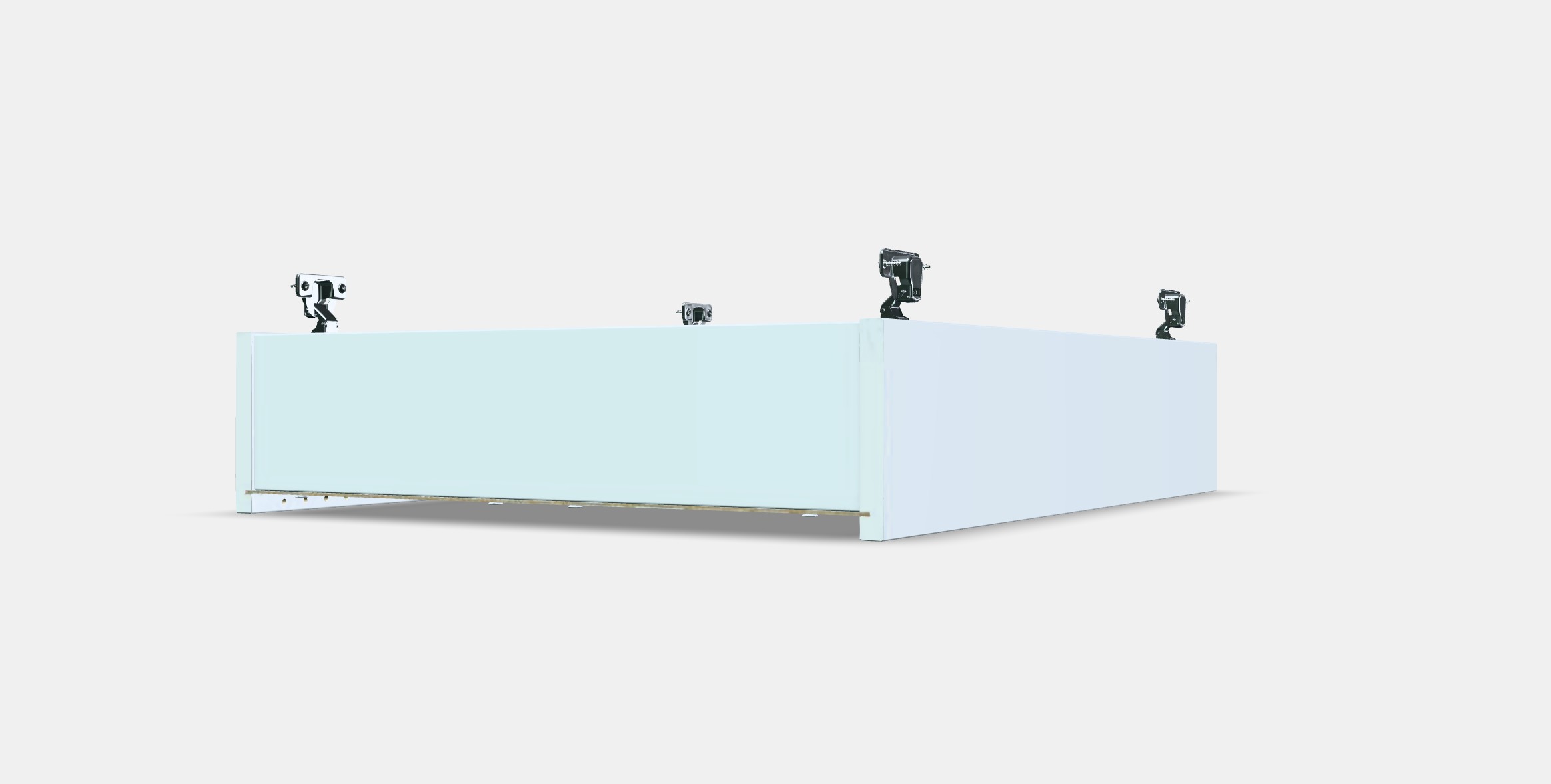 ENHET Wall cb w 2 shelves 4 Low-poly 3D model_12