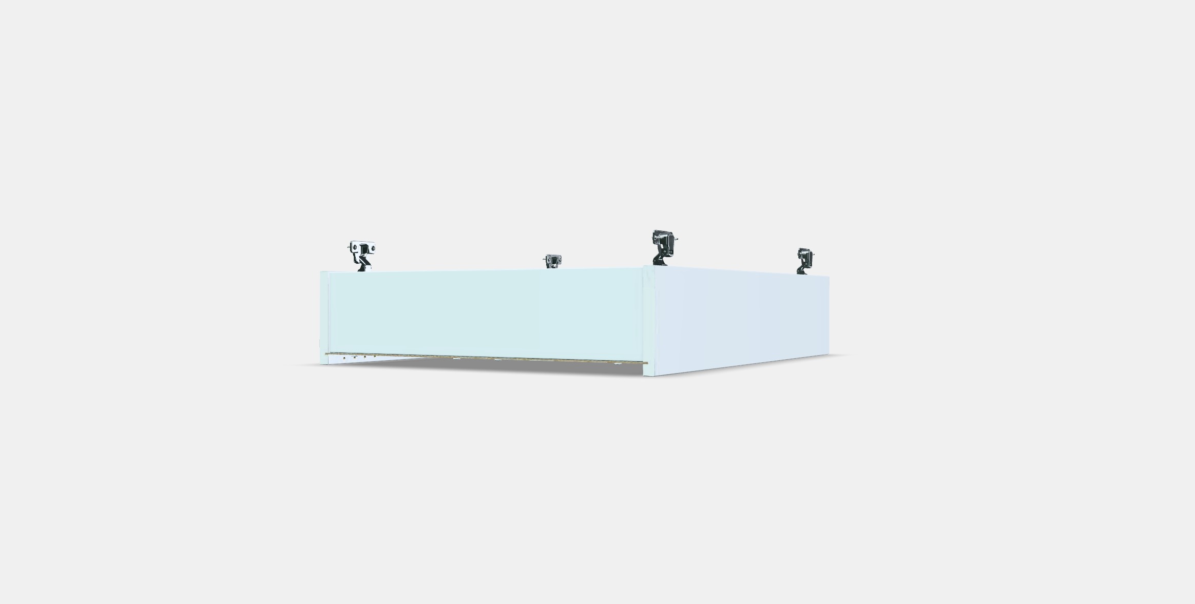 ENHET Wall cb w 2 shelves 4 Low-poly 3D model_11