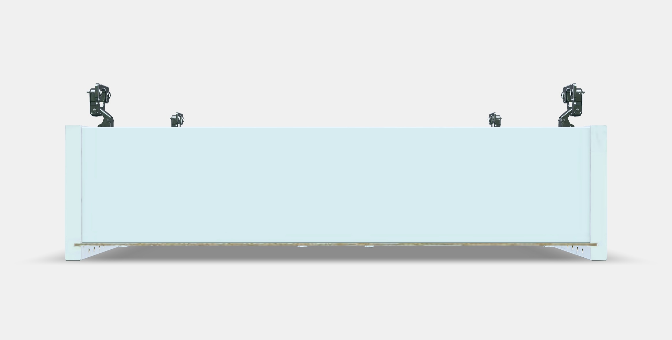 ENHET Wall cb w 2 shelves 4 Low-poly 3D model_10