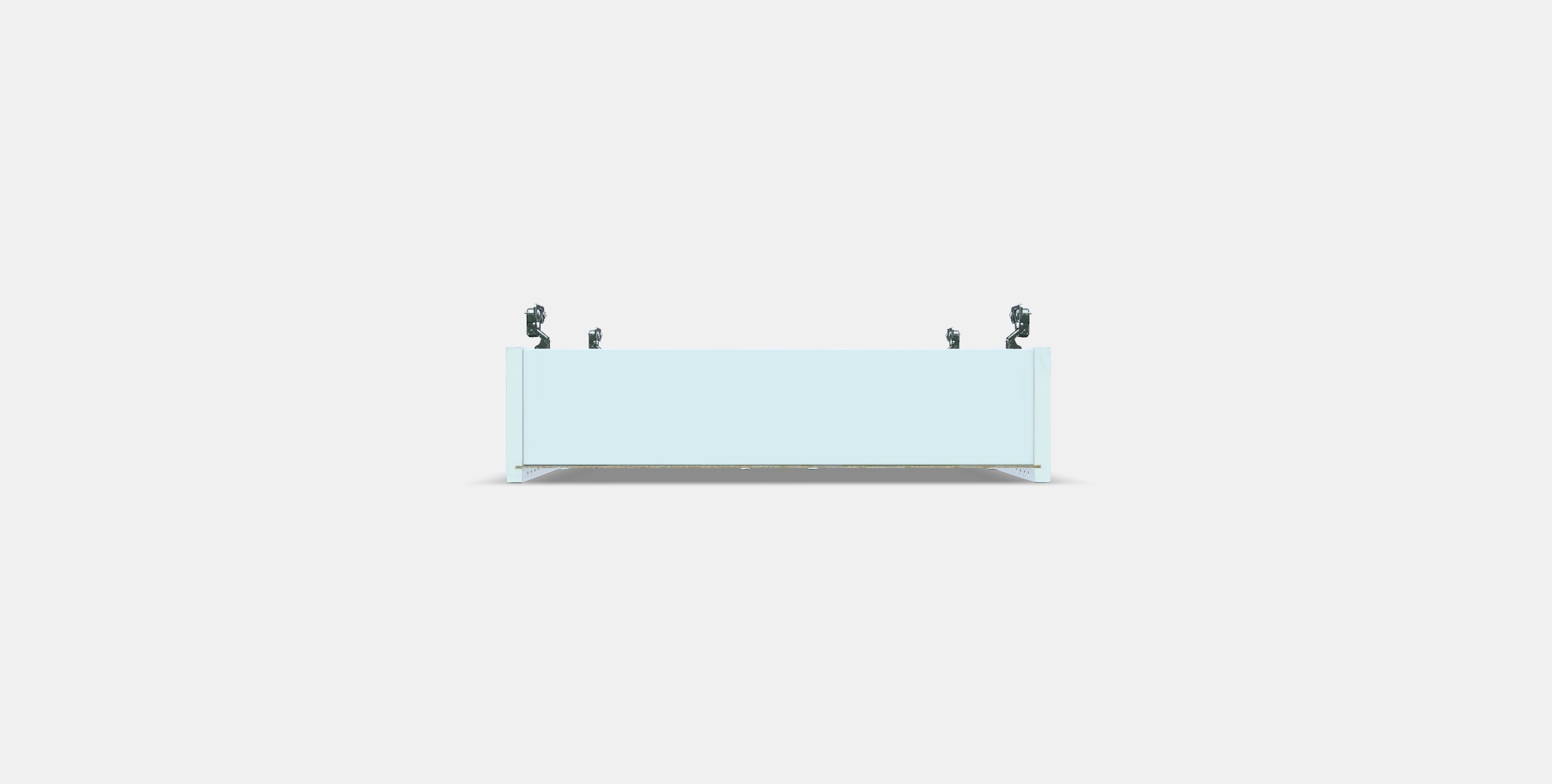 ENHET Wall cb w 2 shelves 4 Low-poly 3D model_9