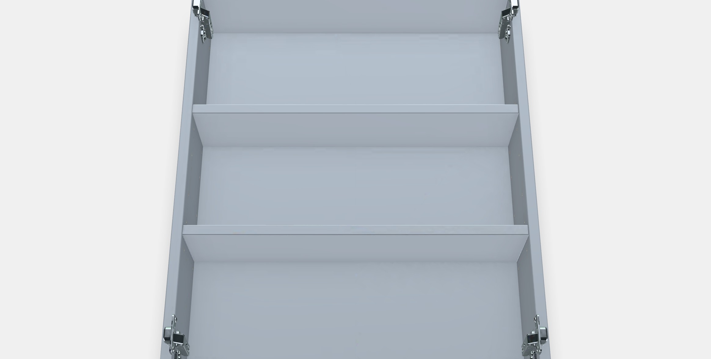 ENHET Wall cb w 2 shelves 7 Low-poly 3D model_6