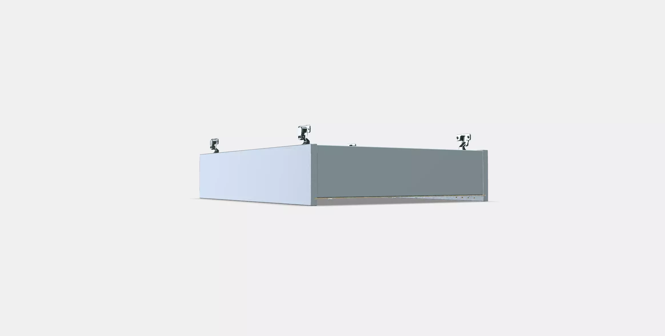 ENHET Wall cb w 2 shelves 7 Low-poly 3D model_0