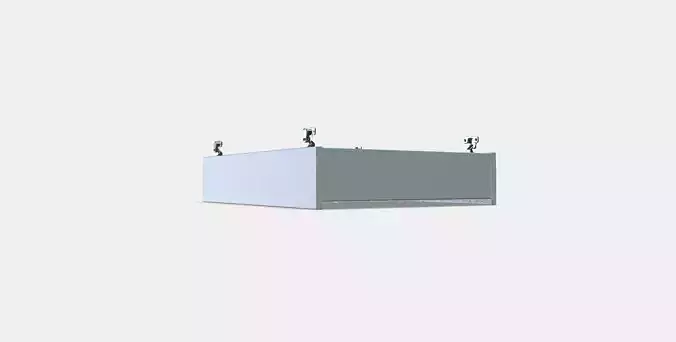 ENHET Wall cb w 2 shelves 7