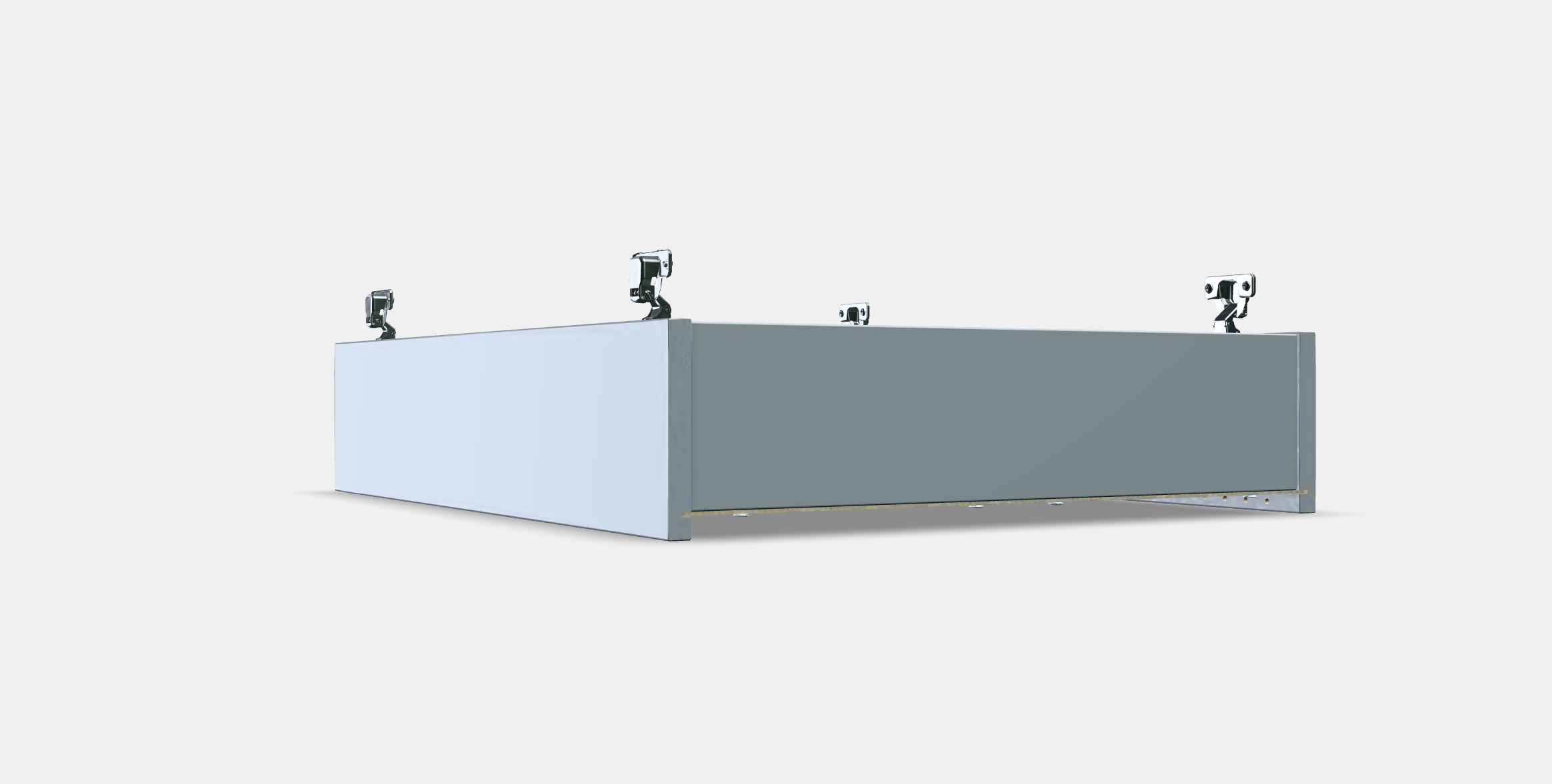 ENHET Wall cb w 2 shelves 7 Low-poly 3D model_9
