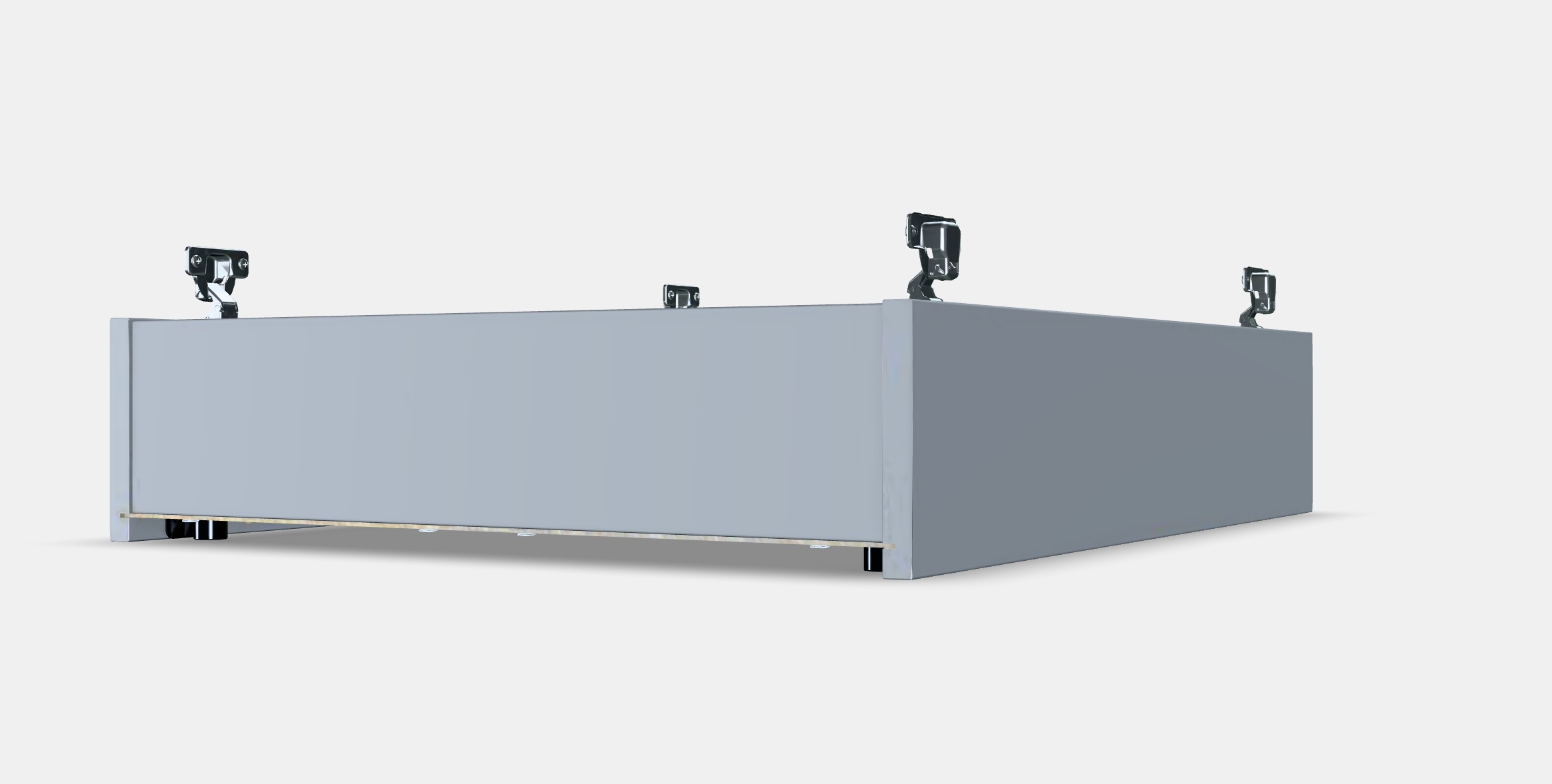 ENHET Wall cb w 2 shelves 7 Low-poly 3D model_5