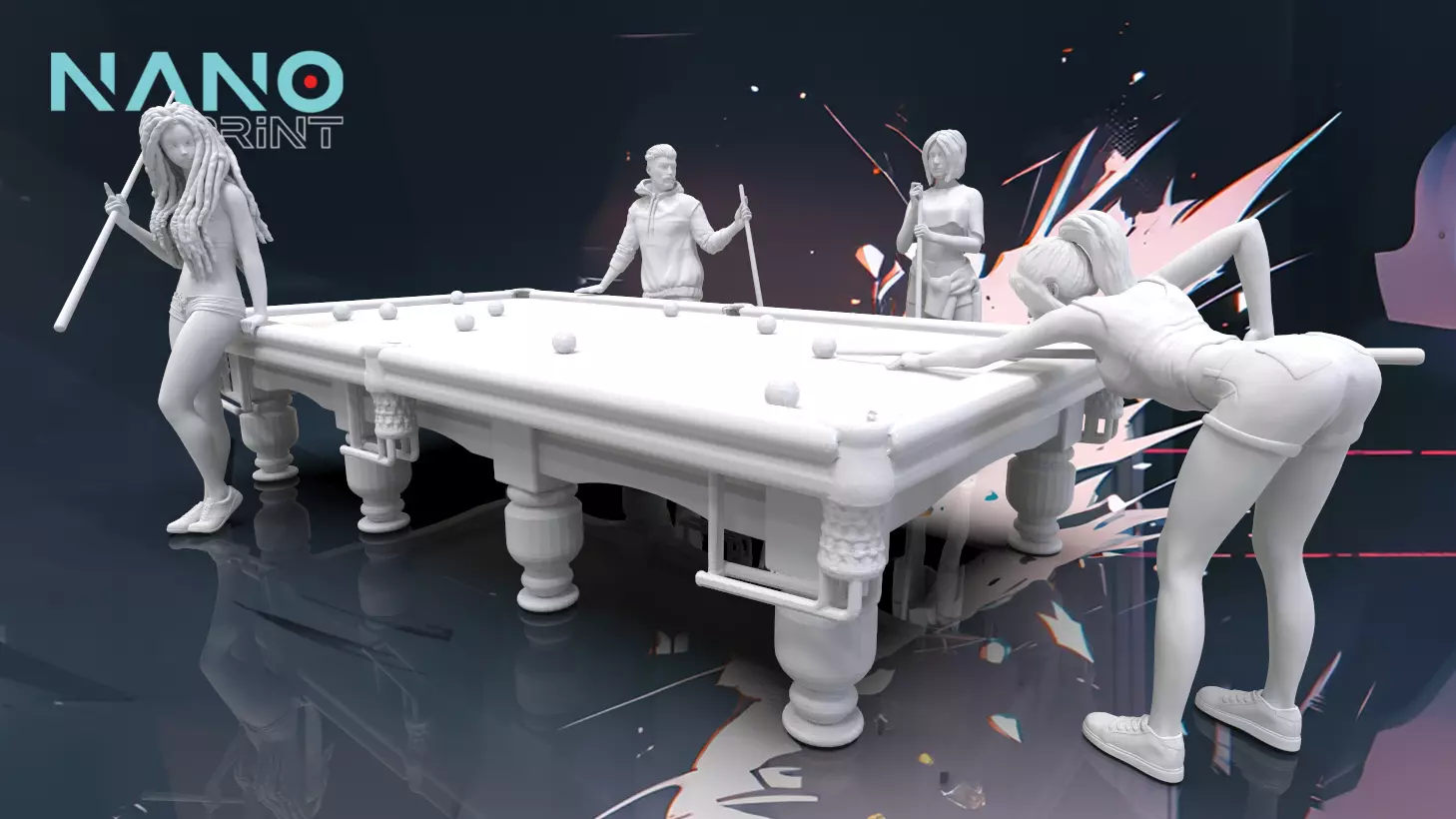 Pool Billard 3D print model_0