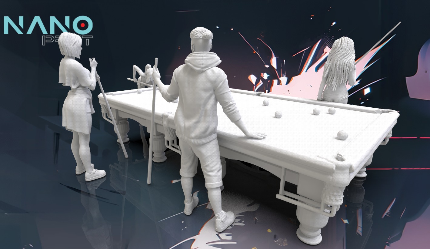 Pool Billard 3D print model_5