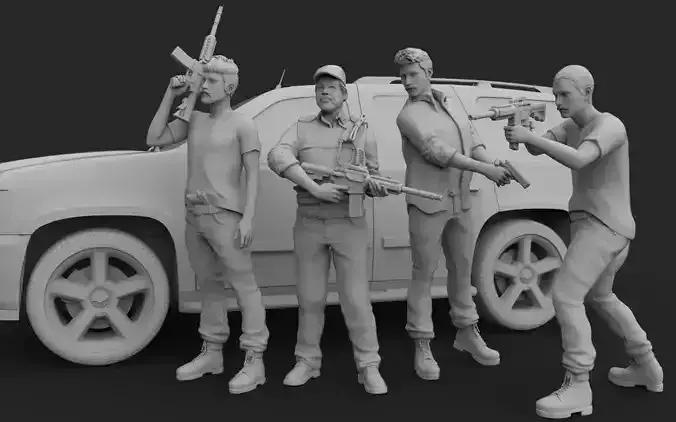 Joaquin Archivaldo Guzman Loera El Chapo Guzman y Escoltas