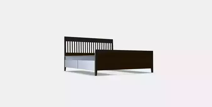 IDANAS Bed frame with storage 2