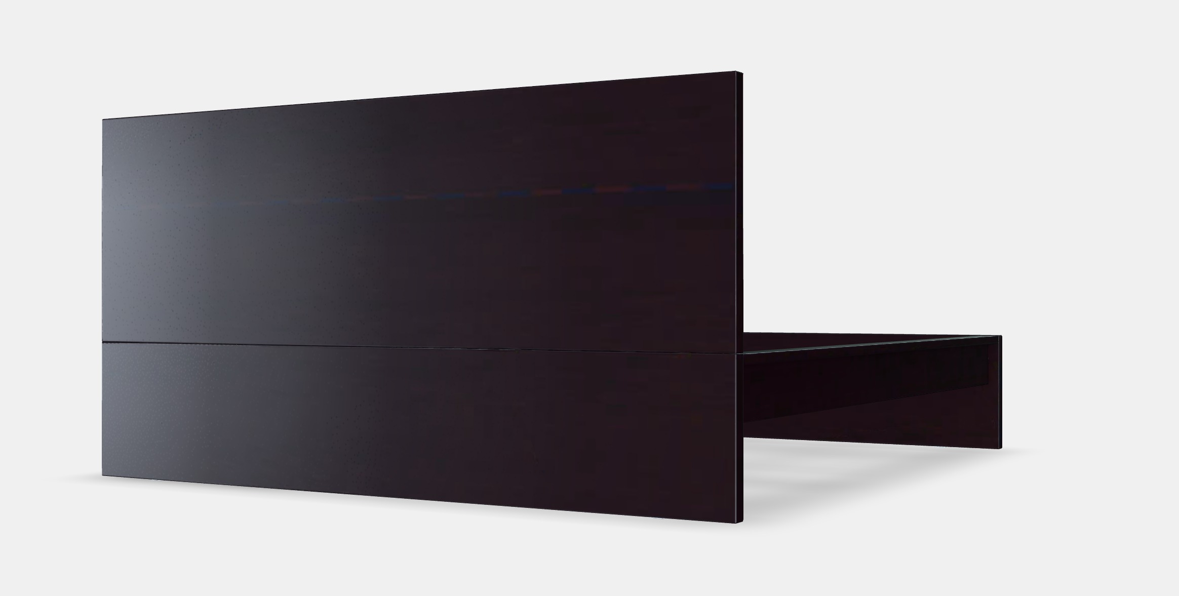 MALM Bed frame high w 2 storage boxes 14 3D model_6