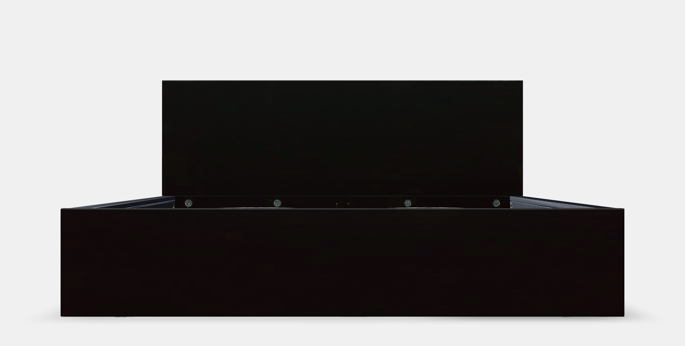 MALM Bed frame high w 2 storage boxes 14 3D model_11