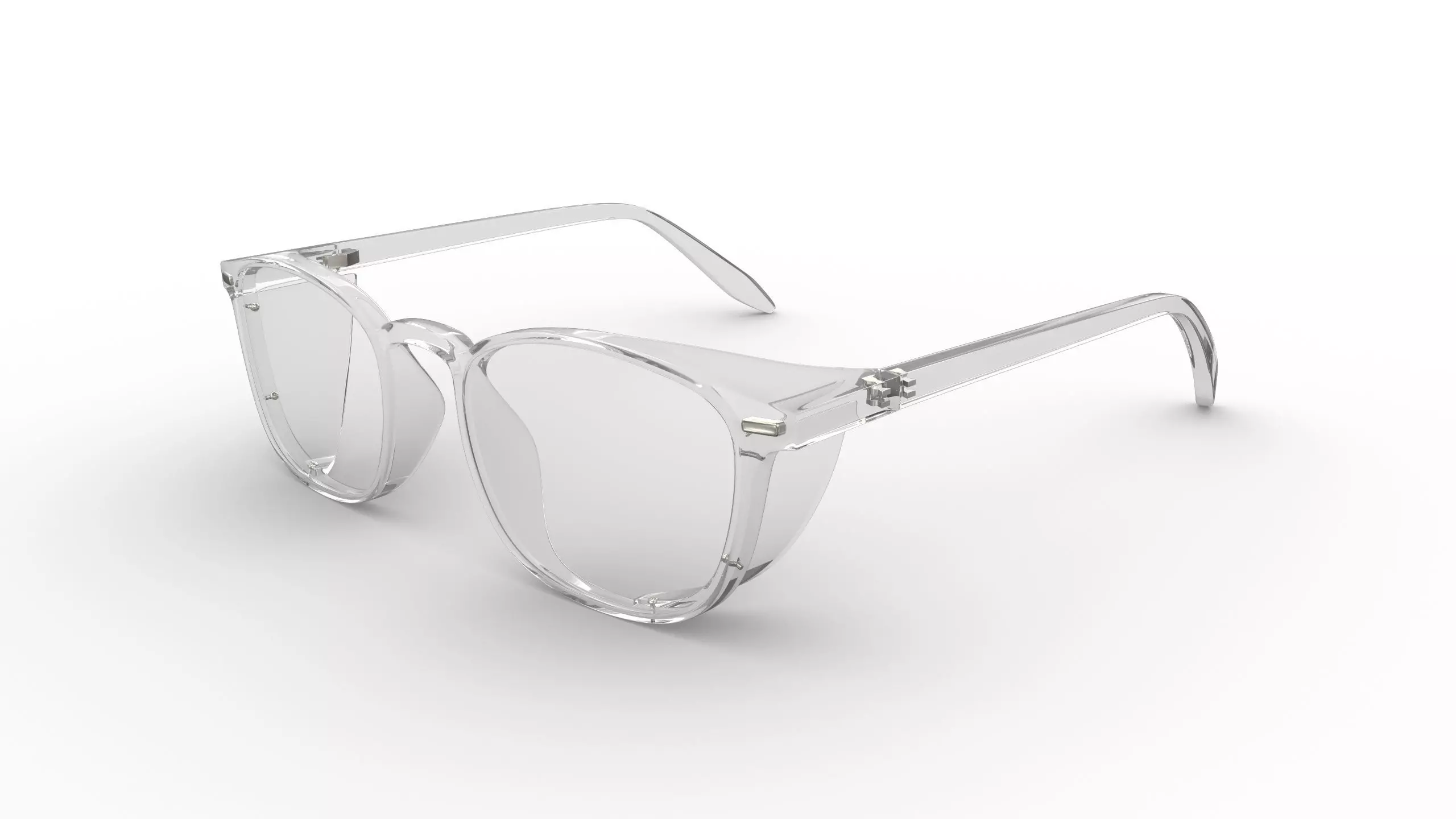 Transparent Eyeglasses Medical 3D model