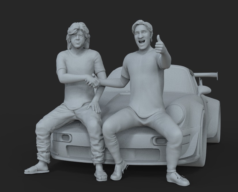 Kato y Akira Nakai 3D print model_2