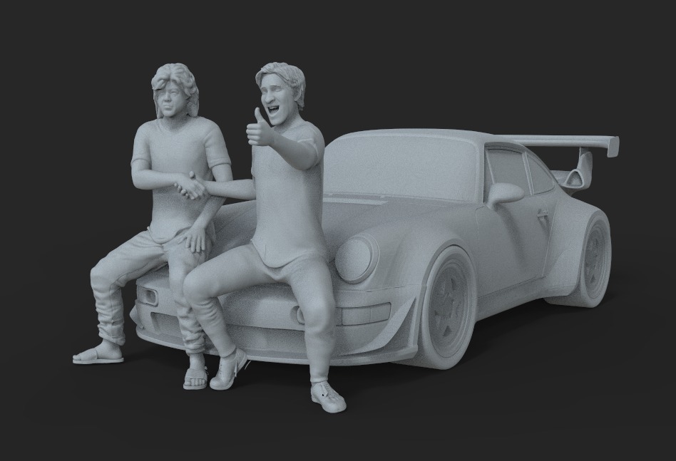 Kato y Akira Nakai 3D print model_1