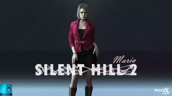 Silent Hill 2 Remake - Maria G8F Low-poly 3D model